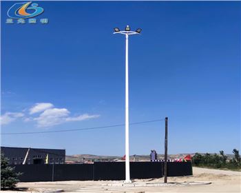 山西大同10米雙臂路燈、15米中桿路燈項目